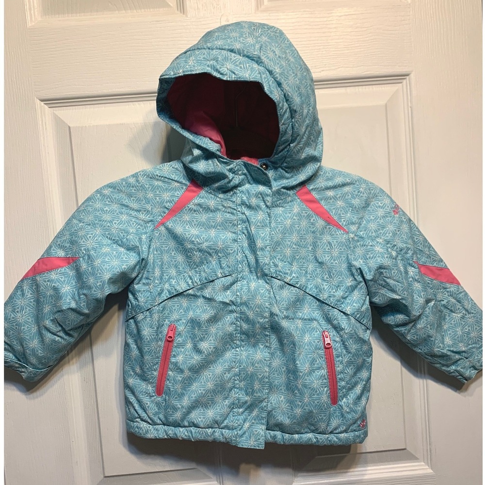 Columbia Puffer Jacket 3T Snowflake Hooded Insulated Coat Ski Outdoor Winter